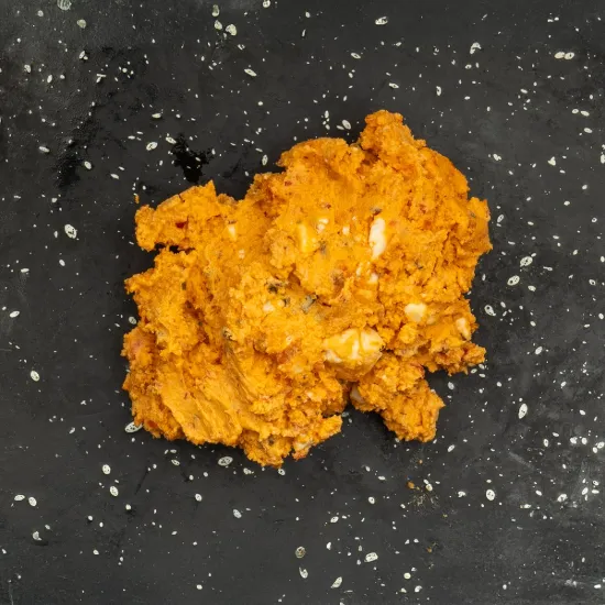 Bild von Milde Frischkäse Schafskäse creme mit Tomate-Paprika - Domatesli Biberli Taze Koyun-Sürme Peynir