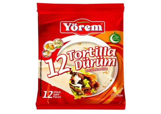 Bild von Yörem Tortilla Dürüm 12 Stück Ø 25cm 695g