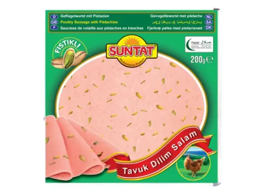 Bild von Suntat Tavuk Dilim Salam mit Pistazien 200g