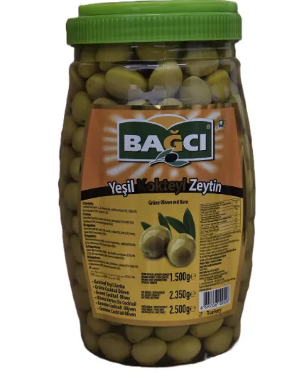 Bild von Bagci Yeşil Kokteyl Zeytin 1500g (Netto 2350g / Brutto 2500g)