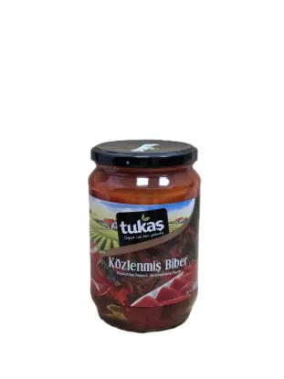 Bild von Tukaş Geröstete Rote Paprika 680g (Abtropfgewicht 400g)