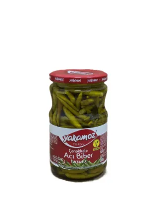 Bild von Yakamoz Canakkale Acı Biber Tursusu 650g (Abtropfgewicht 300g)