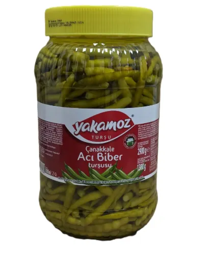 Bild von Yakamoz Çanakkale Acı Biber Tursusu 2900g (Abtropfgewicht 1300g)
