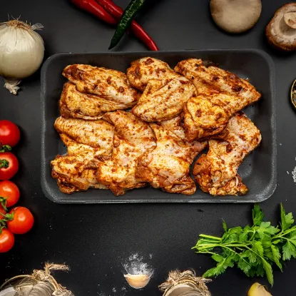 Bild von Hähnchenflügel mit Sauce