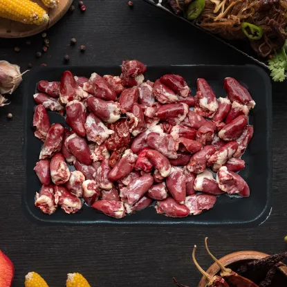 Bild von Hühnerherzen