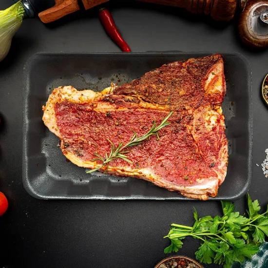 Bild von T-Bone Steak mariniert
