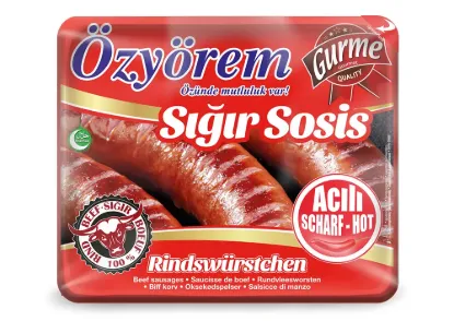 Bild von Özyörem Sığır Sosis Acılı 800g