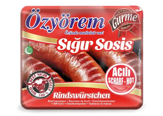 Bild von Özyörem Sığır Sosis Acılı 800g