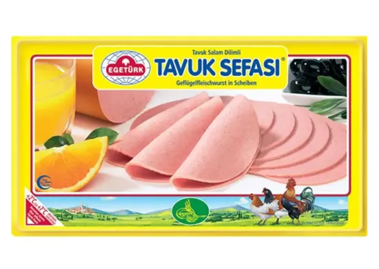 Bild von Egetürk Tavuk Sefası Geflügelfleischwurst 125g