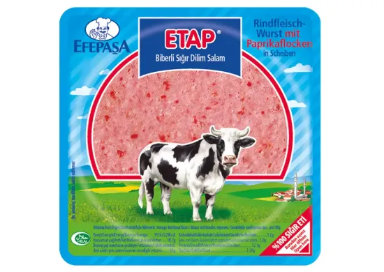 Bild von Efepaşa Etap Biberli Sığır Salam 150g