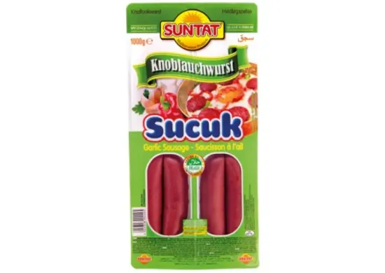 Bild von Suntat Knoblauchwurst Sucuk Parmak 1000g
