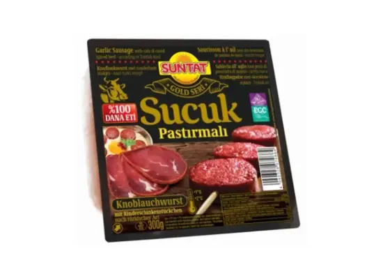 Bild von Suntat Sucuk Pastrmalı Gold Serie 300g