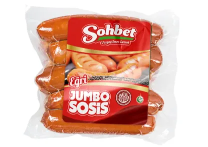Bild von Sohbet Jumbo Wurst (Gebogen) 1000g