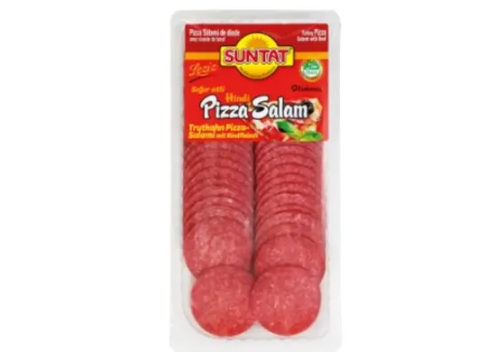 Bild von Suntat Truthahn Pizza-Salami mit Rindfleisch 200g