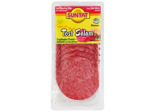 Bild von Suntat Truthahn Toast-Salami mit Rindfleisch 200g