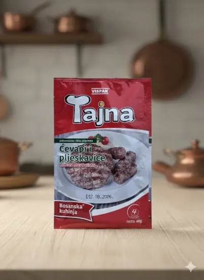 A&O. Vispak Cevapi I Pljeskavice 40g