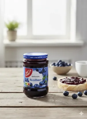 Bild von Edeka Gut & Günstig Konfitüre extra Heidelbeere 450 g