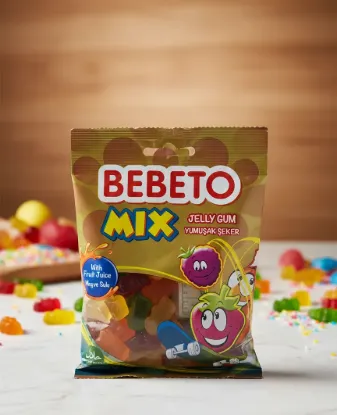 Bild von Bebeto Mix Jelly Gum 80g