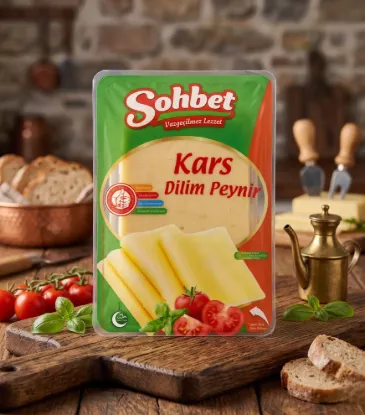Bild von Sohbet Kars Käse in Scheiben 150g - Sohbet Dilimli Kars Peyniri 150g
