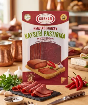 Bild von Gürkan Kayseri Pastırma 100g – Gürkan Rinderschinken nach türkischer Art