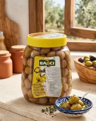 Bild von Bagci Çizik Yeşil Zeytin 700g