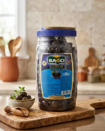 Bild von Bagci Gemlik Schwarze Oliven 1500g
