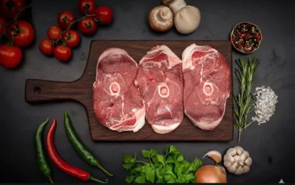 Bild von Lammkeule Steak - Kuzu But Steak (500g)