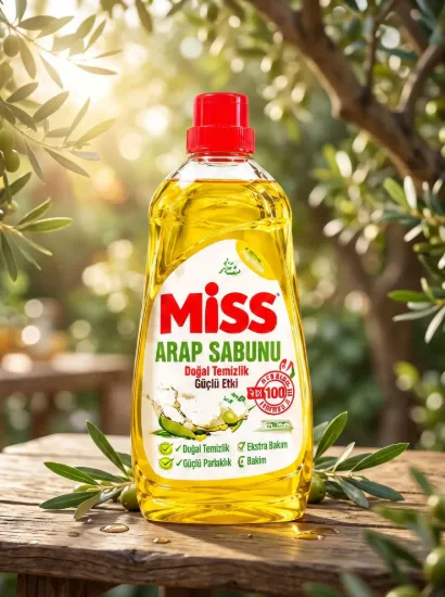 Bild von Miss Natürliche Flüssig-Schmierseife mit Olivenöl 1L – Miss Sıvı Arap Sabunu Zeytinyağlı 1000ml