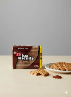 Bild von Eti Tea Biscuits Cocoa 370g