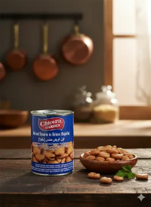 Bild von Chtoura Broad Beans in Brine 400g
