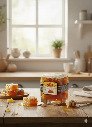 Bild von Titiz Sirup mit Honigwabe 250g