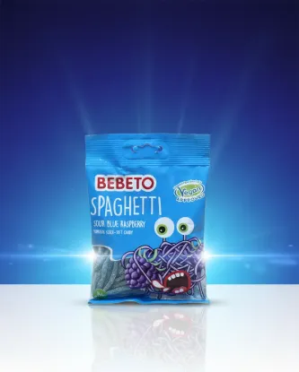 Bild von Bebeto Spaghetti Sour Blue Raspberry