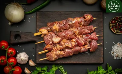 Bild von Lammspieße mit Sauce