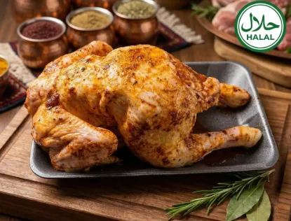 Bild von Hähnchen Ganze  mit Gewürze - Tüm Tavuk Baharatli