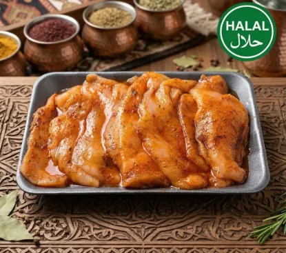 Bild von Hähnchenschnitzel mit Gewürze- Tavuk Sinitzel Baharatli